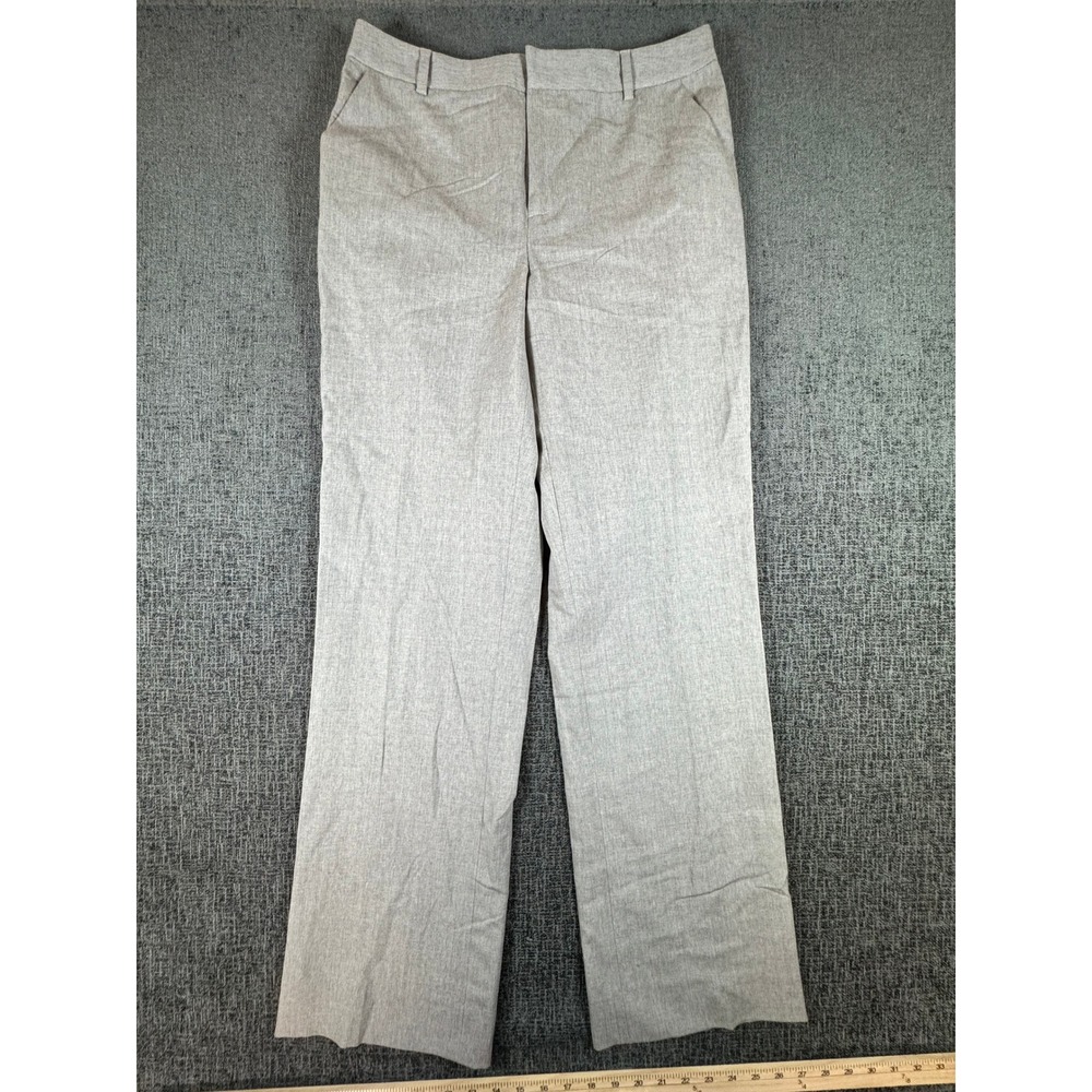 Lauren Ralph Lauren Gray Wool‎ Blend Straight Leg Trousers Pants Womens Size 6